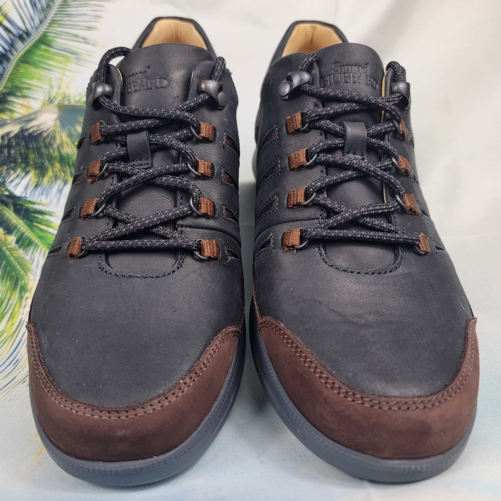 Samuel Hubbard Open‎ Road Walking Black/Brown Leather Mens 7.5 - Picture 4 of 10
